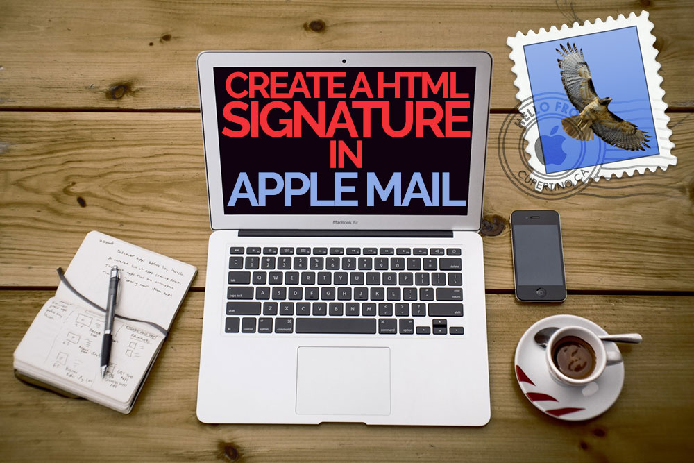 how to add signature apple mail