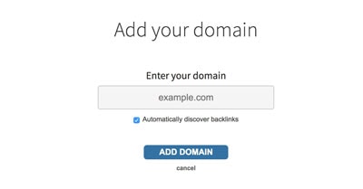 add domain in linkody