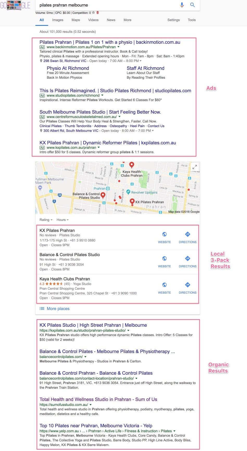 ads listings seo vs adwords google organic and ad serp