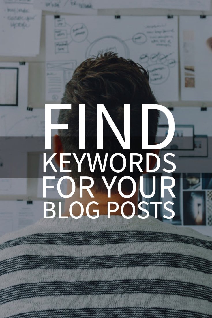 Find Keywords for Your Blog Posts
