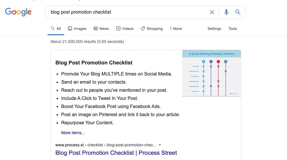 Featured Snippet In Google