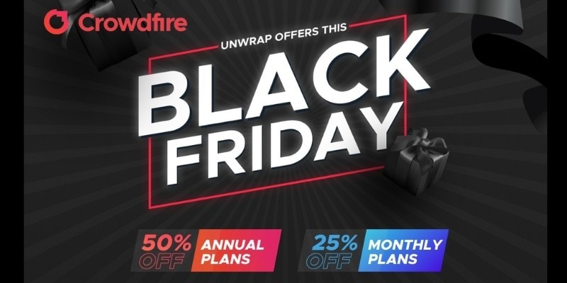 crowdfire black friday 50 percent discount lifetime deal
