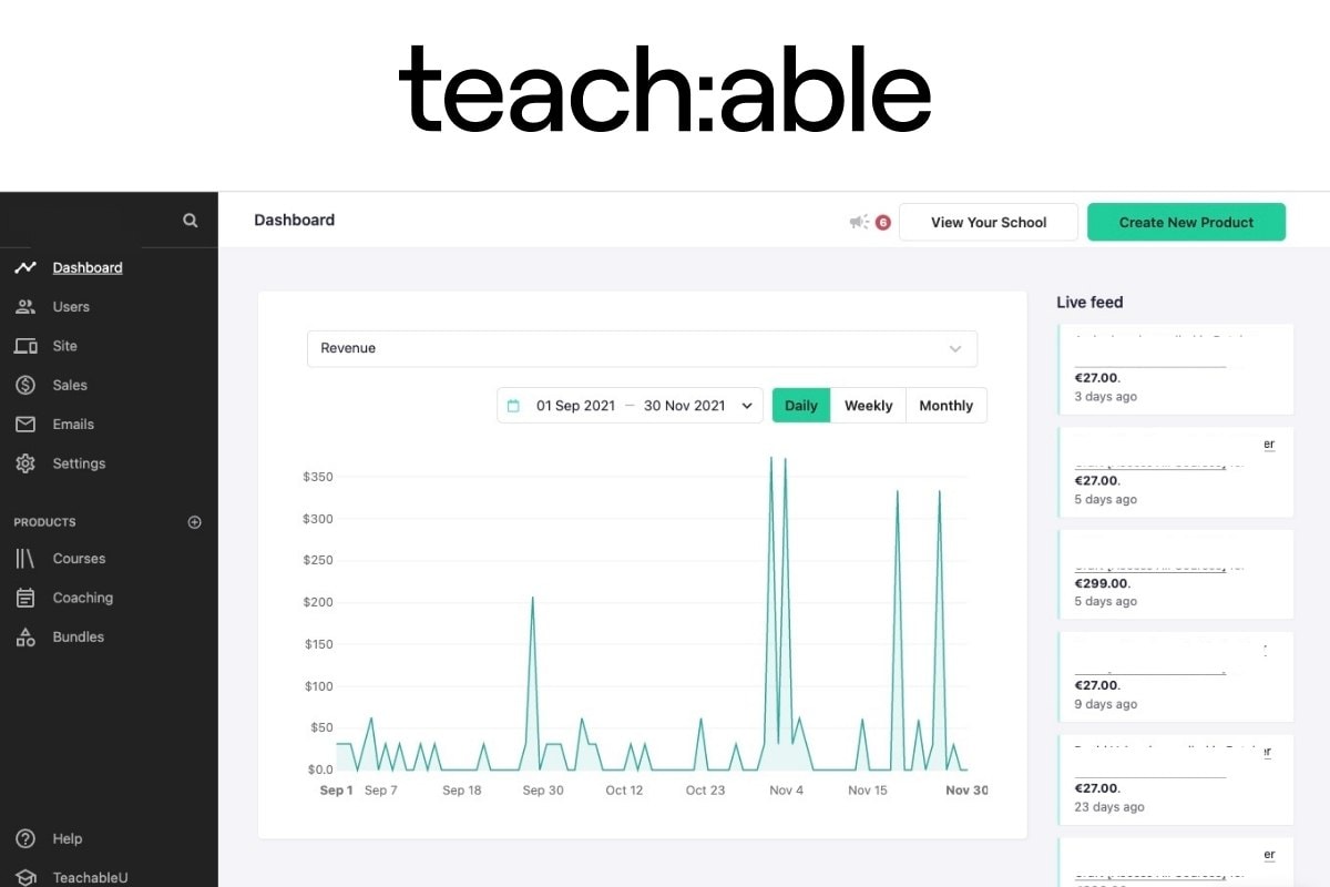 teachable for online courses