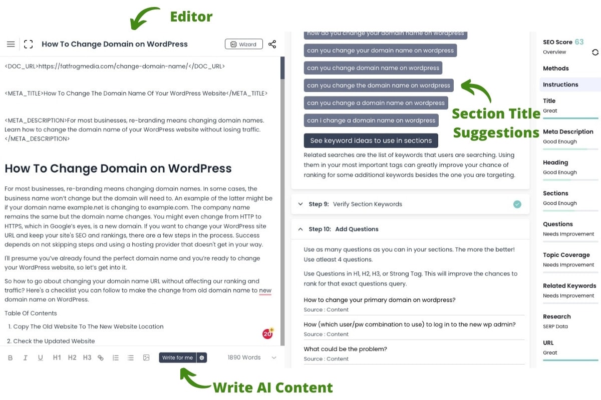 outranking ai article writer