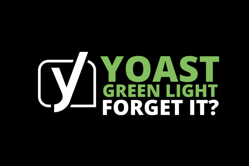 yoast green dot seo bad advice