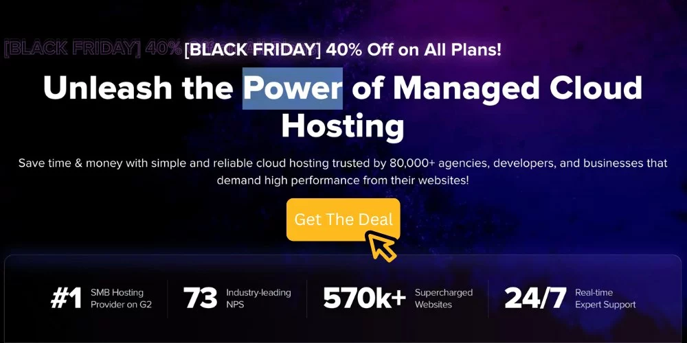 cloudways website hosting black friday discount