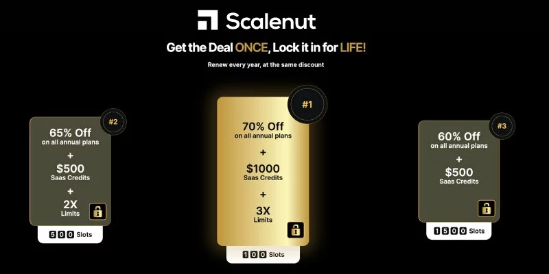 scalenut lifetime pricing special offer