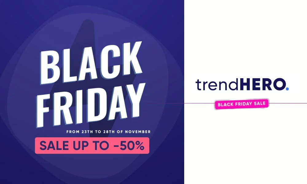 trendhero black friday half price sale