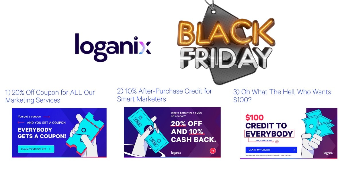 Loganix Black Friday SEO deals promo