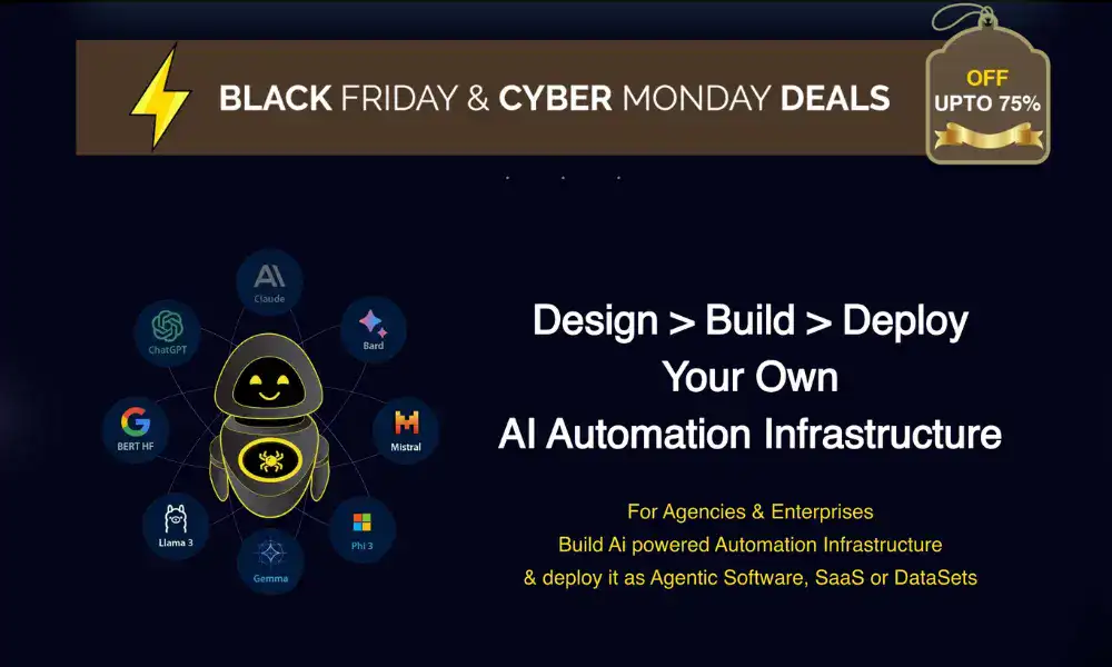 AI automation infrastructure Black Friday cyber deals